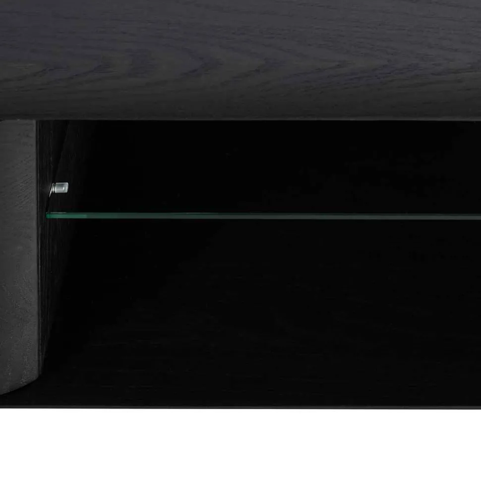 TV Unterschrank in Schwarz aus Eiche - Arathan