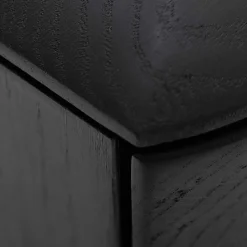 TV Unterschrank in Schwarz aus Eiche - Arathan