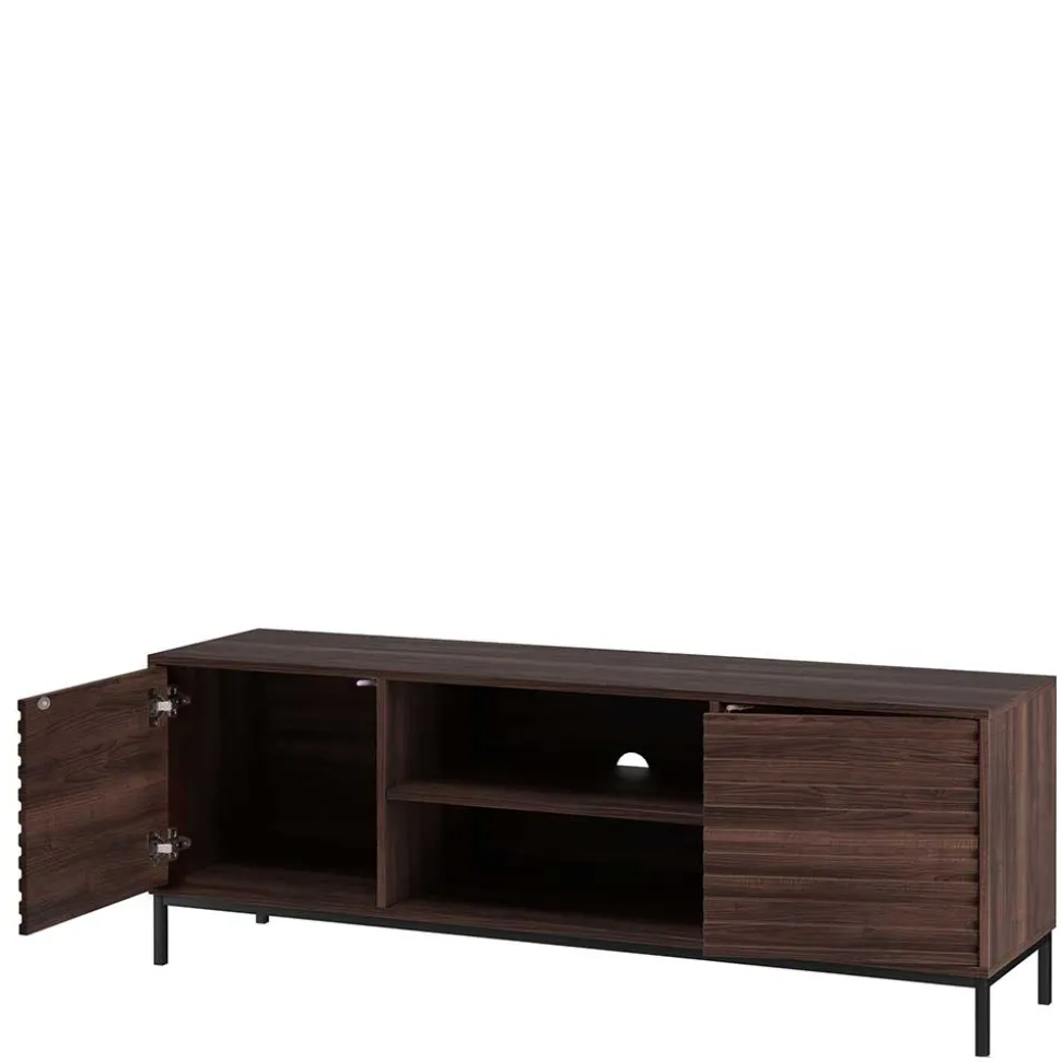 TV Unterschrank in Walnuss Holzoptik - Teleska