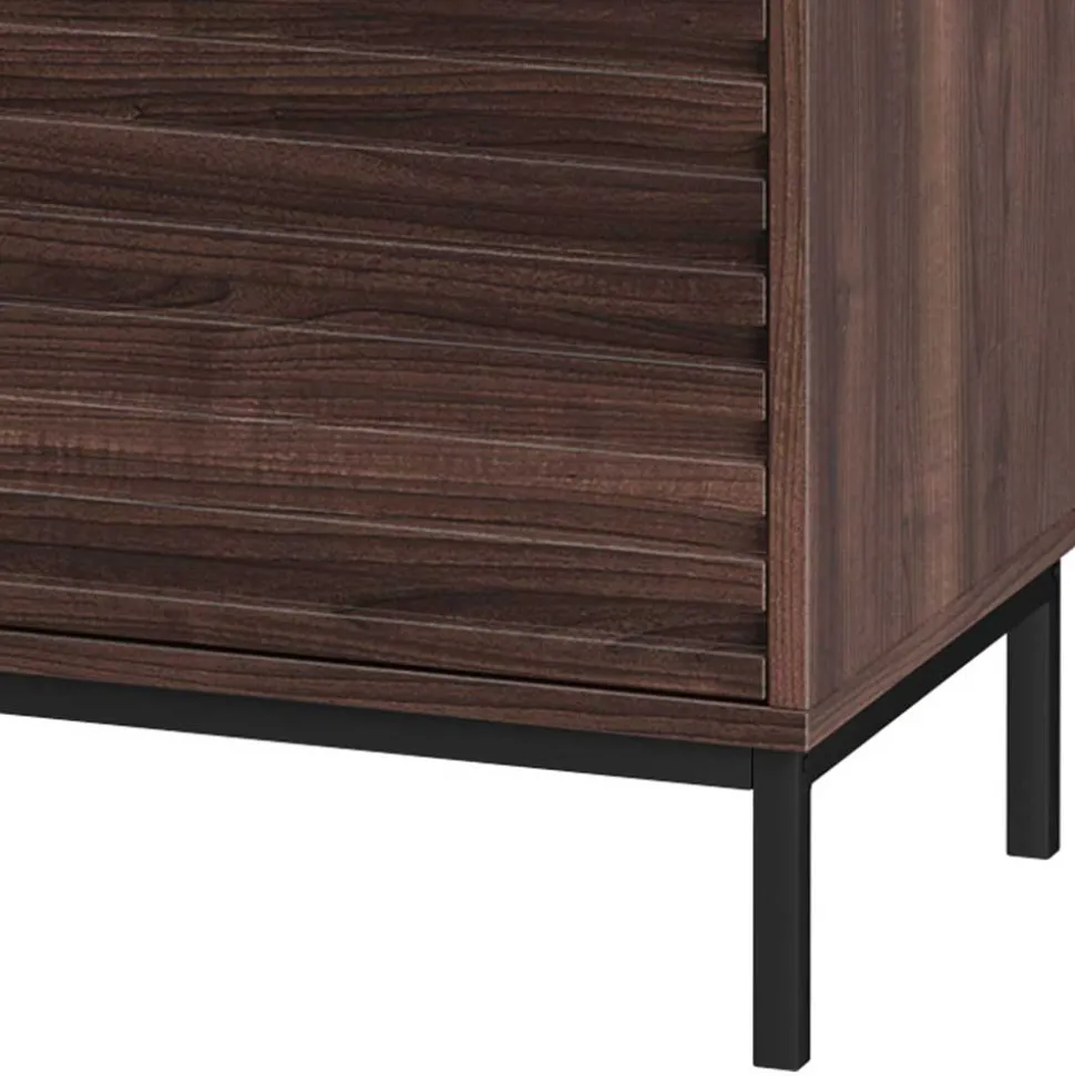 TV Unterschrank in Walnuss Holzoptik - Teleska