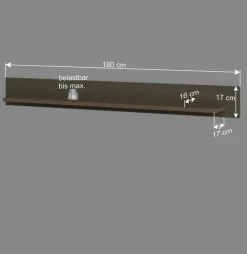 TV Wohnwand in Eukalyptus und Eiche Optik - Promo (dreiteilig)