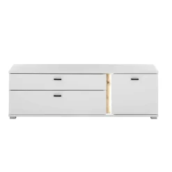 TV Wohnwand Möbelkombi mit LED - Racelyn (vierteilig)