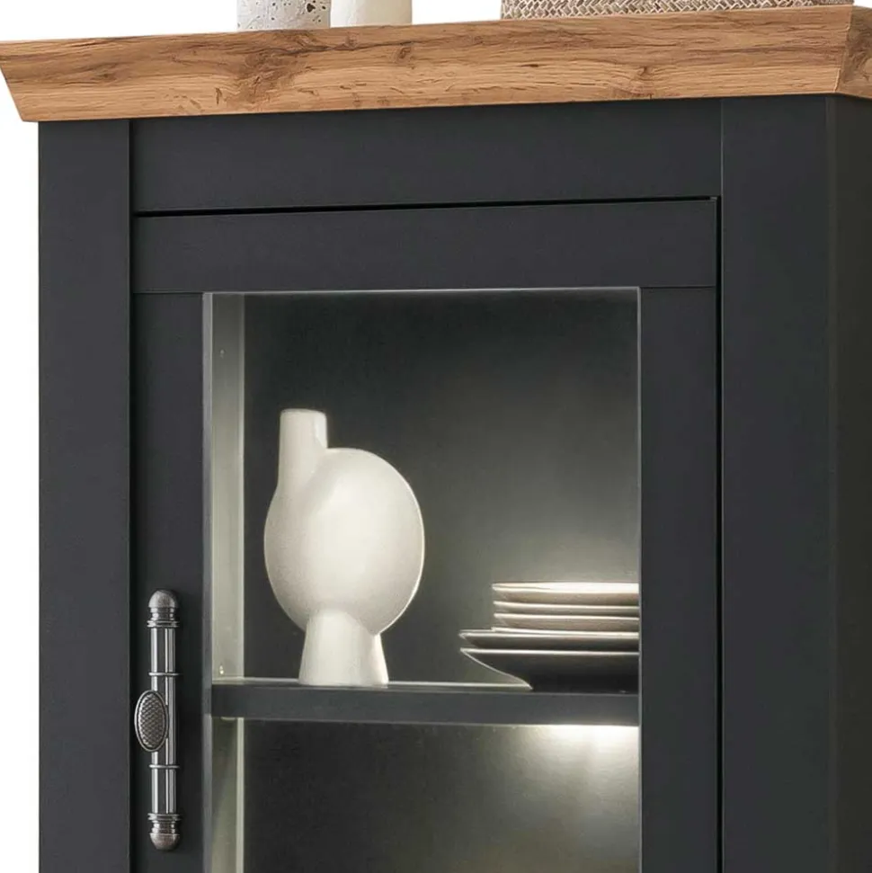 TV Wohnwandmöbel 297 cm breit - Lionel (vierteilig)