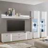TV Wohnwandmöbel in Weiß Set - Tirol (vierteilig)