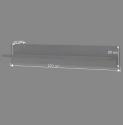 TV Wohnwandmöbel in Weiß Set - Tirol (vierteilig)