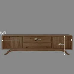 TV-Kommode aus Wildeiche Massivholz - Fredellia