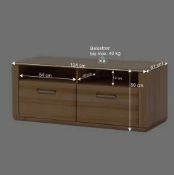 TV-Lowboard Athias aus Kernbuche teilmassiv