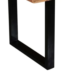 U-Fuß Tisch mit natürlicher Baumkante - Puzian