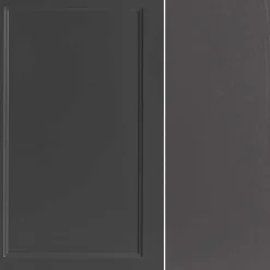 Unterbeckenschrank in Dunkelgrau mit Wildeiche - Novelya