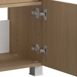 Unterbeckenschrank in Eiche Hell Holzoptik - Vibulam