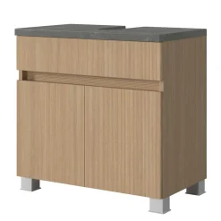 Unterbeckenschrank in Eiche Hell Dekor - Leitha