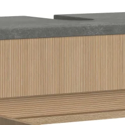 Unterbeckenschrank in Eiche Hell Dekor - Leitha