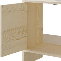 Unterbeckenschrank in hellem Holzdekor Pinie - Lecego