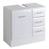 Unterbeckenschrank Maja in Hochglanz Weiß