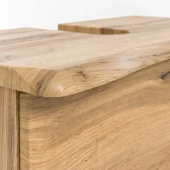Unterbeckenschrank mit Baumkante Holzdekor - Tofias
