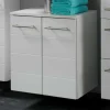 Unterbeckenschrank Veverino in Weiß Hochglanz