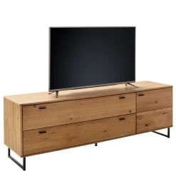 Unterschrank für Fernseher mit zwei Schubladen & Tür - Flacona