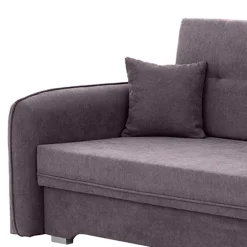 Velours Couch in Mauve mit Federkern - Speccia