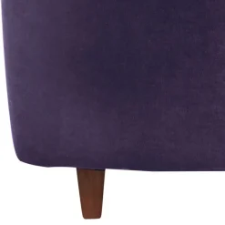 Velours Ohrenbackensessel in Violett - Salut