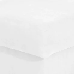 Velours Ohrensessel in Cremeweiß - Clamps