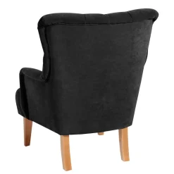 Velours-Polstersessel im Vintage Design - Fayeowa