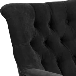 Velours-Polstersessel im Vintage Design - Fayeowa