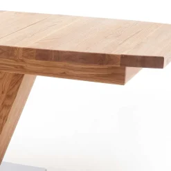 Verlängerbarer Bootsdesign Tisch aus Wildeiche - Peng