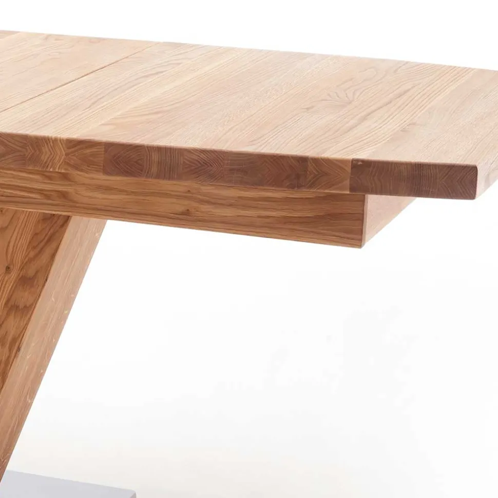 Verlängerbarer Bootsdesign Tisch aus Wildeiche - Peng