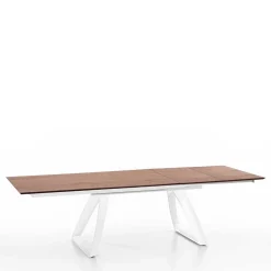 Verlängerbarer Design Esstisch zweifarbig - Sanatate