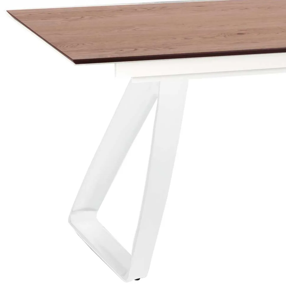 Verlängerbarer Design Esstisch zweifarbig - Sanatate