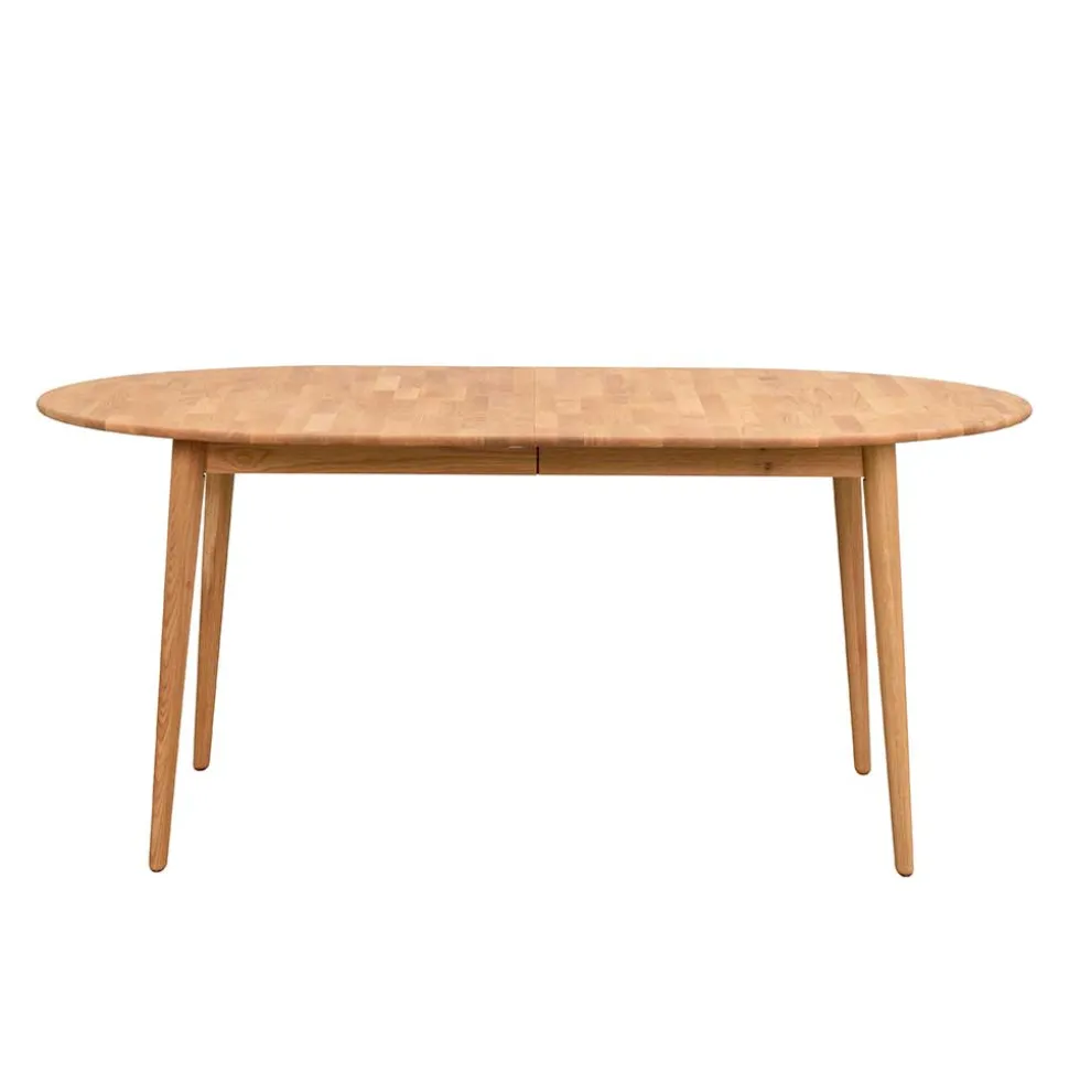 Verlängerbarer Holztisch mit ovaler Platte - Julisch