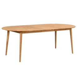 Verlängerbarer Holztisch mit ovaler Platte - Julisch