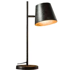 Verstellbare Tischleuchte mit Metallschirm - Liarisa