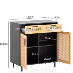 Vertiko in Natur und Schwarz - Around