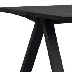 V-Fuß Esstisch in Schwarz - Hungaro