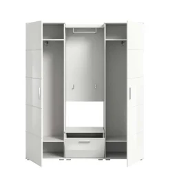 Vierteilige Garderobenkombination in Weiß - Rugova