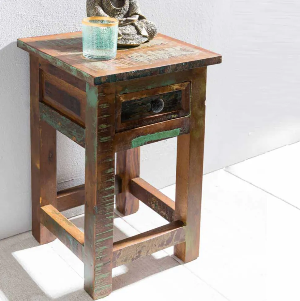 Vintage Ablagetisch Dencig mit Schublade