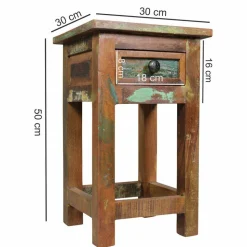 Vintage Ablagetisch Dencig mit Schublade