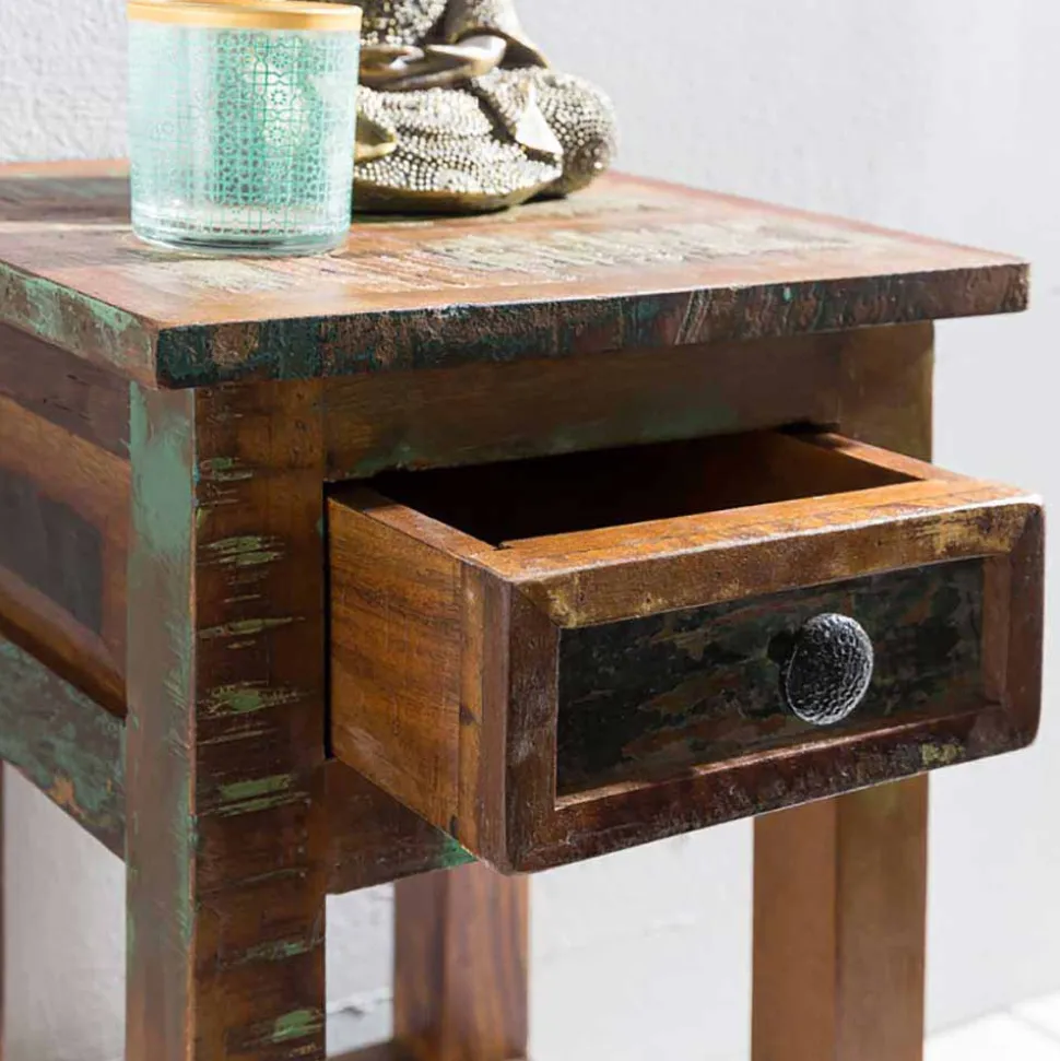 Vintage Ablagetisch Dencig mit Schublade