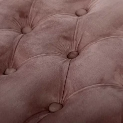 Vintage Bank in Altrosa Samt - Ruo