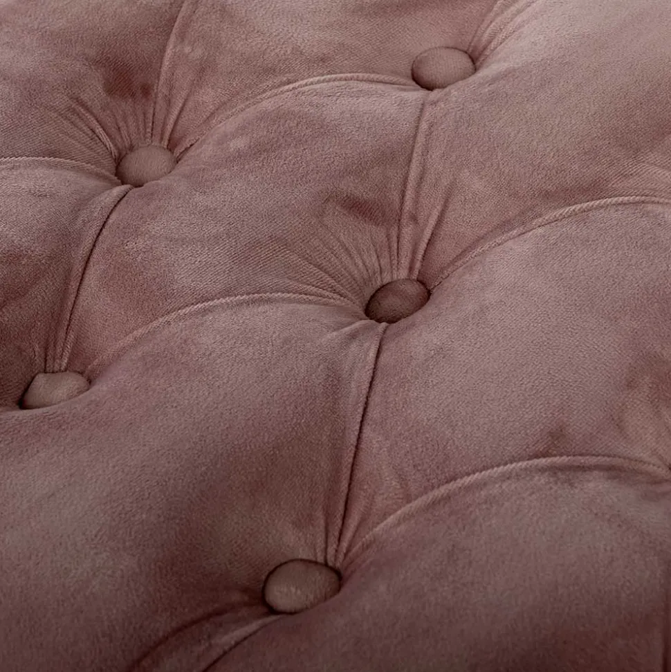 Vintage Bank in Altrosa Samt - Ruo