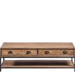 Vintage Couchtisch mit zwei Schubladen - Uvolph