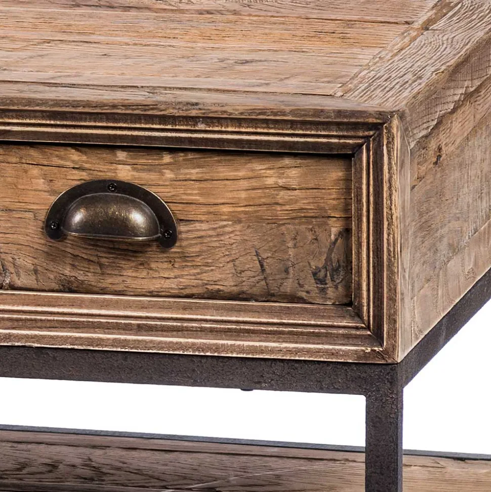 Vintage Couchtisch mit zwei Schubladen - Uvolph