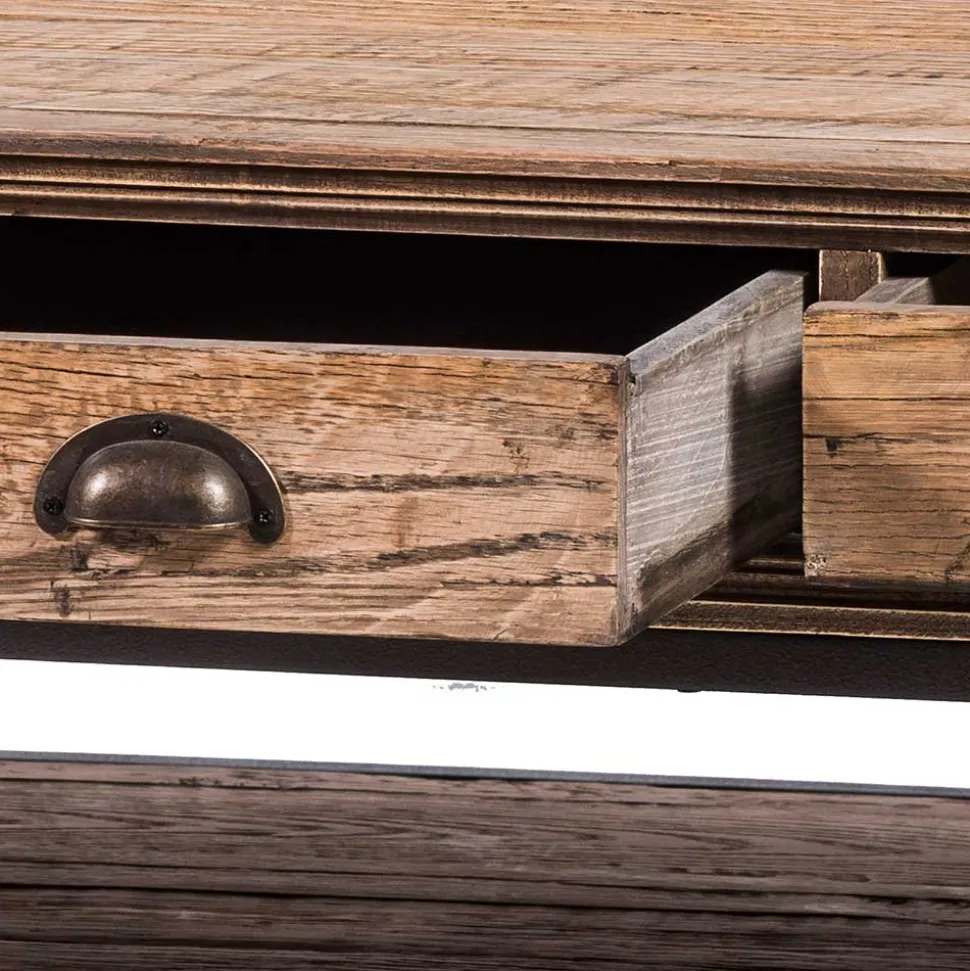 Vintage Couchtisch mit zwei Schubladen - Uvolph