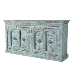 Vintage Design Anrichte in Türkis - Canopuss