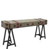 Vintage Design Konsolentisch im Koffer Look - Sketto