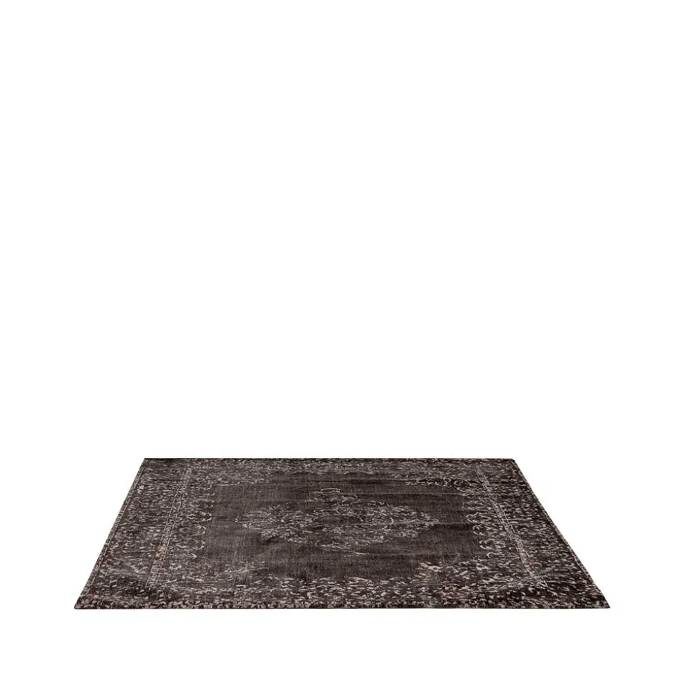 Vintage Design Teppich in Anthrazit - Rocks