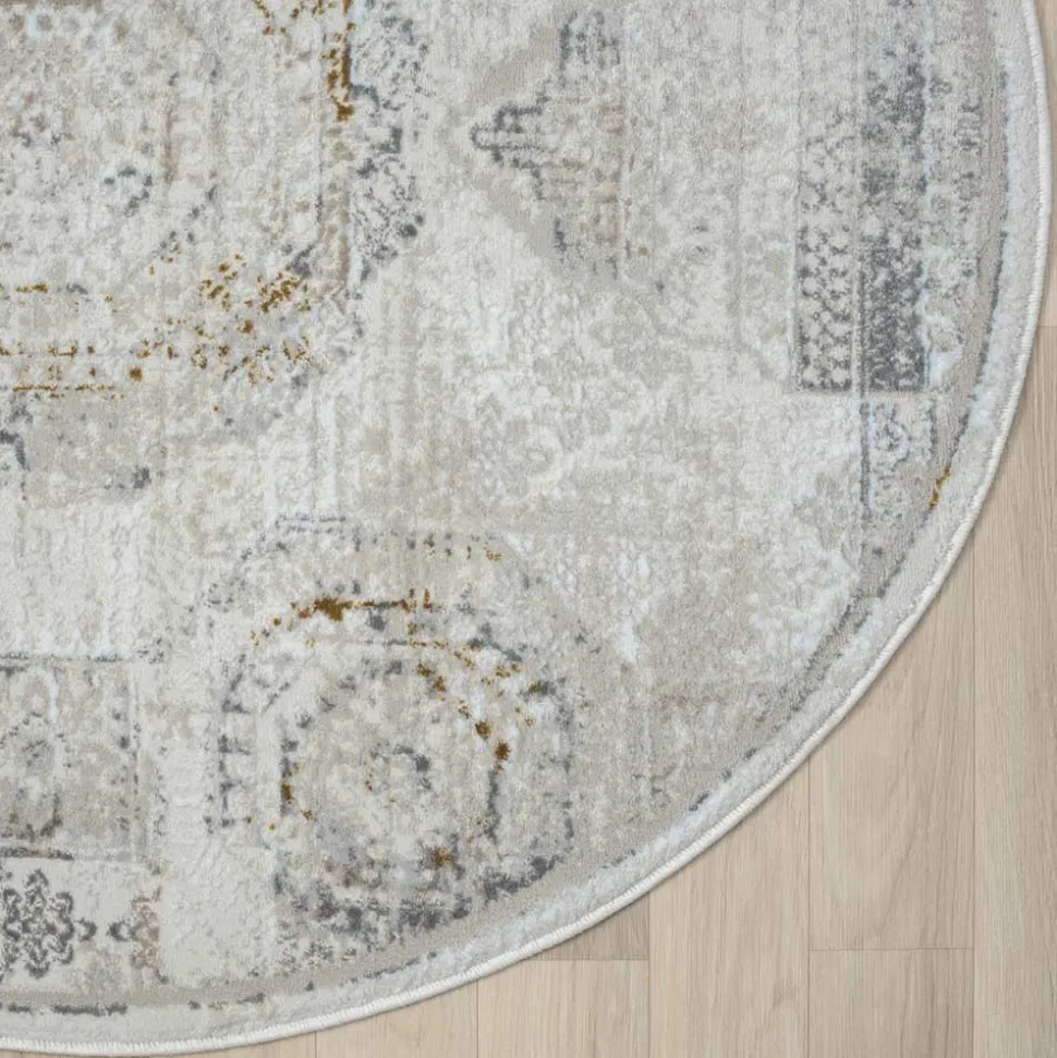 Vintage Design Teppich in hellen Farben - Samanca