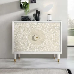 Vintage Design Türenkommode aus Mango Massivholz - Triboot