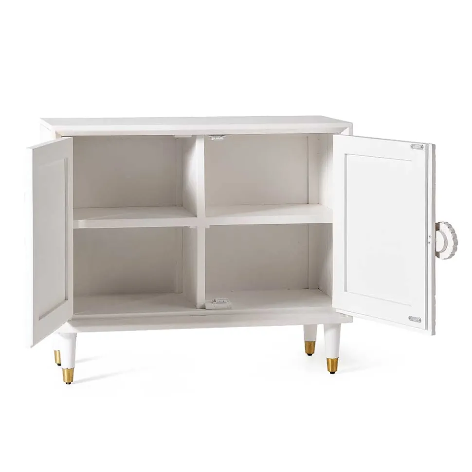 Vintage Design Türenkommode aus Mango Massivholz - Triboot